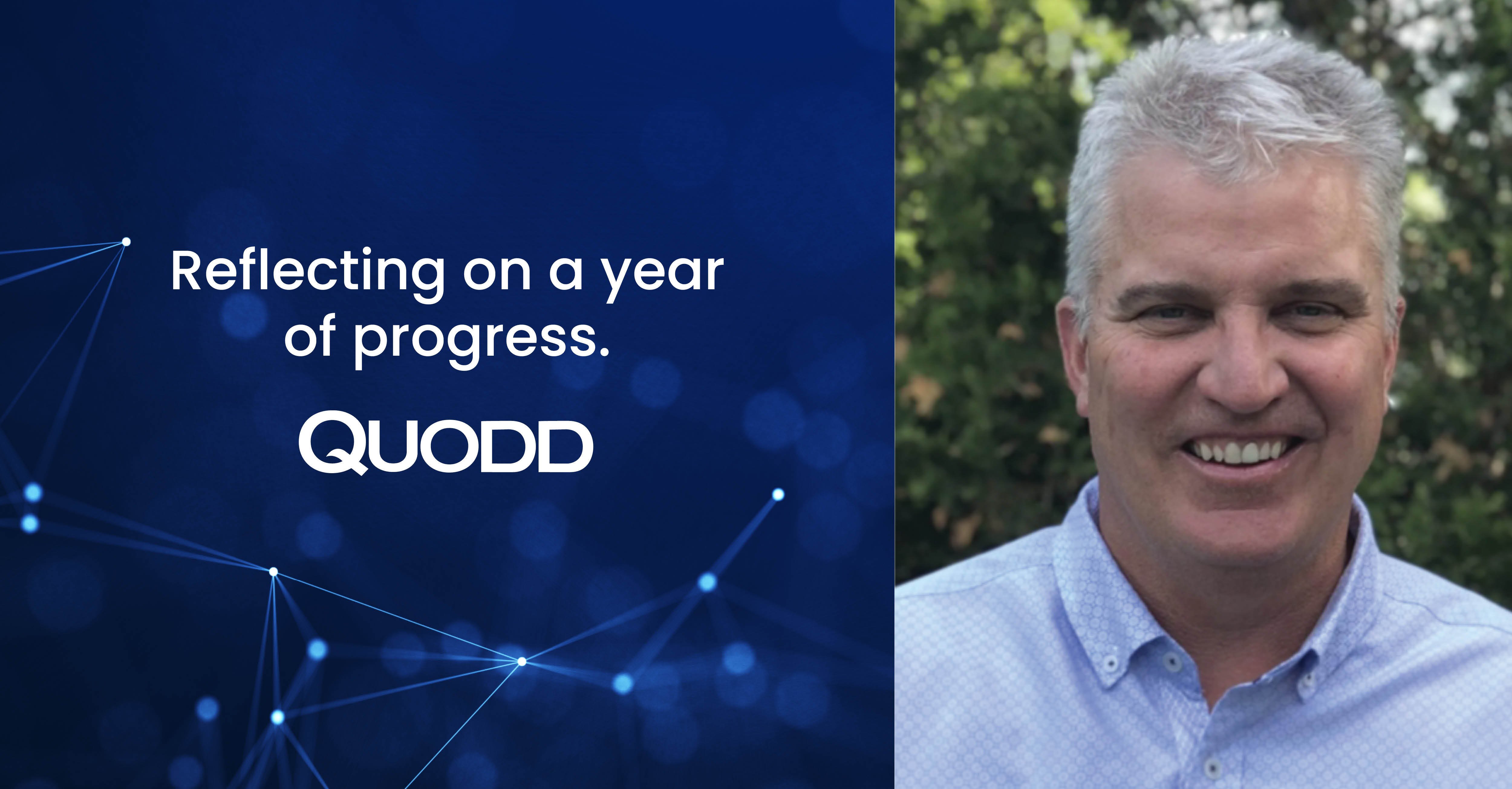 Reflecting on a Year of Progress.